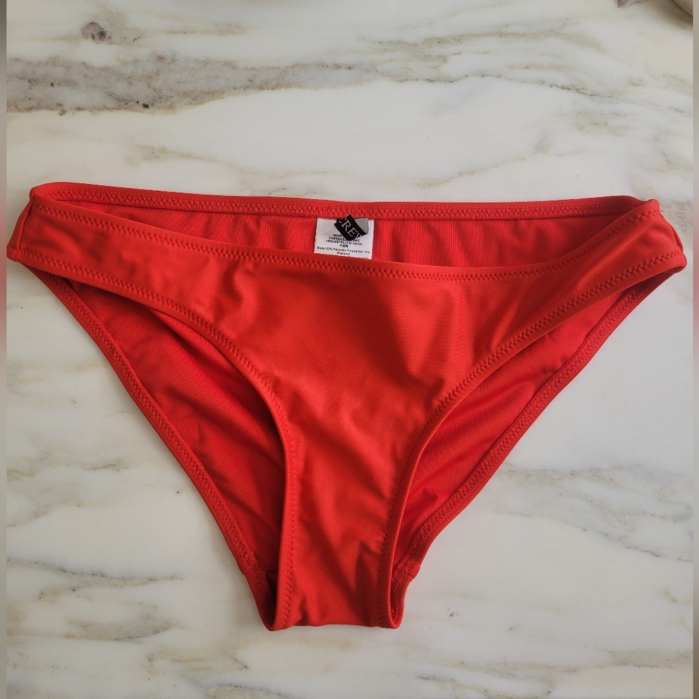 J.Crew Vibrant Red Swim Bottom